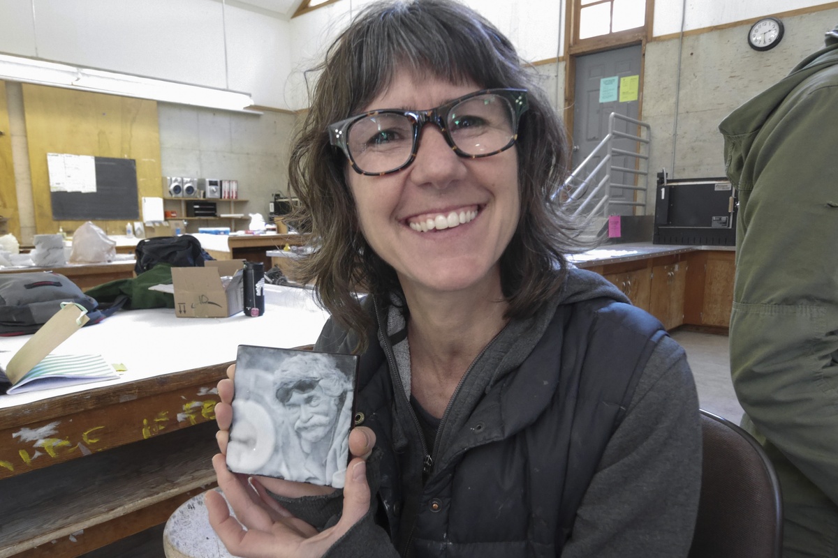 Heidi Schwegler attends Digital Clayground workshop at Pilchuck Glass School